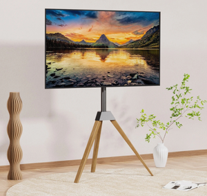 Cavalletto cavalletto inclinabile regolabile <span class=keywords><strong>in</strong></span> altezza supporto <span class=keywords><strong>TV</strong></span> supporto per schermo curvo piatto da <span class=keywords><strong>32</strong></span> <span class=keywords><strong>pollici</strong></span> a 75 <span class=keywords><strong>pollici</strong></span> con gestione cavo - Product Image 1