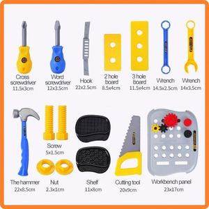 2020 New Hot Selling Kids Educational Multi Function Creativity Plastic PVC Model Toy Repair <b>Tools</b> - Product Image 2