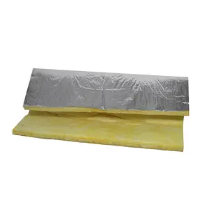 25mm Fiberglas-Isolier kanal Wrap Batt High Density Glaswolle Filz Wärmedämmung