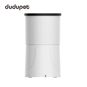 Distributeur automatique de nourriture pour chat Dudu, grand modèle rond à un seul bac, avec application Wi-Fi pour l'alimentation à distance, accessoires pour animaux de compagnie - Product Image 1