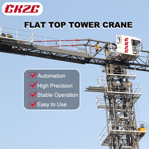 GKZG 40m سلسلة Topkit المحمول رافعة برجية 60m <span class=keywords><strong>70m</strong></span> طول ذراع الرافعة بدون رباعات 4ton 8 طن 10 طن 16 طن قدرة التحميل المقدرة المستخدمة - Product Image 2