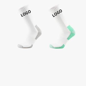 Calcetines Deportivos Personalizados con Impresión Digital, Color Sólido, Unisex, Casuales, de Algodón Peinado, con Función de Absorción de Impactos, Talla Juvenil - Product Image 1