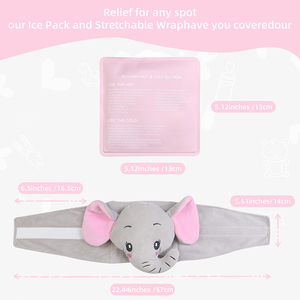 Échantillon Gratuit - Compresse de Gel Réutilisable pour Soulager les Coliques des Bébés et des Tout-Petits, Personnalisable en Couleur et en Taille - Product Image 3