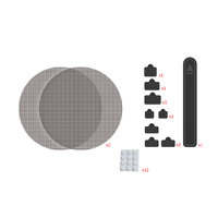 Kit de filtres anti-poussière pour console PS5/Slim/Pro, ensemble de couvercles universels anti-poussière, ensemble complet de bouchons anti-poussière pour PS5 édition disque/numérique