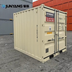 บ้านคอนเทนเนอร์สำเร็จรูปขนาด 9 ฟุต ปรับแต่งได้ ผลิตจากเหล็กคอร์เทน พร้อมประตูและหน้าต่าง เหมาะสำหรับใช้เป็นโรงงาน - Product Image 1