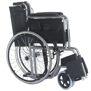 Fauteuil roulant manuel pliable de base, fauteuil roulant de haute qualité pour personnes handicapées, fauteuil roulant médical manuel pour personnes handicapées - Product Image 1
