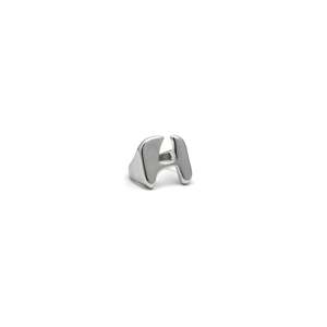 Fashion <b>Rings</b> 316L Stainless Steel PVD Gold Plating Sustainable Resistant Letter H Design - Product Image 1