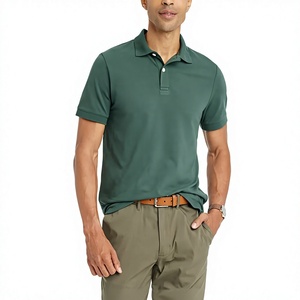Étiquette personnalisée de haute qualité avec logo OEM pour chemise homme, 50% coton/50% polyester, 220 grammes, séchage rapide, couleur unie - Product Image 6