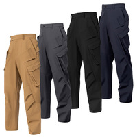 Pantalon tactique durable en 90 % nylon et 10 % élasthanne, extensible dans les quatre sens, hydrofuge, respirant, robuste, pour le travail sur le terrain, pantalon cargo