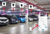 Positionnement intérieur précis Système UWB Tag BLE Beacon Compatible Smartphones UWB Ancre pour Communication Produit de mise en réseau