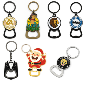 Fábrica de estilo personalizado recuerdo hoja de estaño cepillado plateado Acero inoxidable fundido a presión estampado abrebotellas nevera - Product Image 4