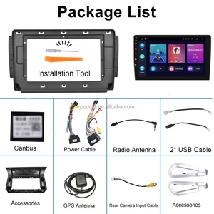 Podofo Autoradio Android 10.1 pouces pour <span class=keywords><strong>Peugeot</strong></span> 2008/208 Carplay Android Auto WiFi GPS FM RDS BT CANBUS Vente en gros - Product Image 6
