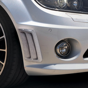 Mercedes-Benz Classe C W204 S204 Décalcomanie de Voiture en Fibre de Carbone pour Grille Latérale d'Admission d'Air 2007-2010 Droite Adhésive ABS - Product Image 1