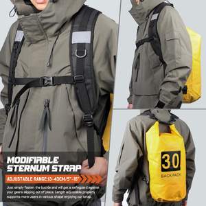 Correas para Mochila, Correa de Hombro para Mochila, Correa de Repuesto Acolchada Ajustable con Clips de Metal/Plástico - Product Image 3