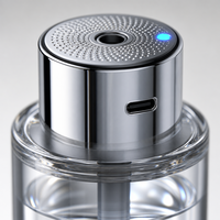 Diffuseur d'arômes mini FTQS, humidificateur portable, diffuseur USB pour voiture, tête en métal, réservoir, pulvérisation de brume LED, OEM, étiquette privée, cadeau