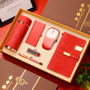 Bouteille d'eau isolée d'entreprise promotionnelle coffret cadeau d'affaires pour hommes et femmes 6 en 1 banque <span class=keywords><strong>immobilier</strong></span> vip cadeaux cadeaux/ - Product Image 1