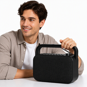 Reproductor de Audio Inalámbrico <span class=keywords><strong>con</strong></span> Radio FM, 30W, Estéreo, Doble Altavoz, Bajos Potentes, Compatible <span class=keywords><strong>con</strong></span> Tarjetas SD y USB, Larga Duración de Reproducción, Venta al Por Mayor en Caja - Product Image 4