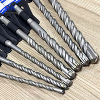 Mèches de perceuse à percussion SDS MAX et SDS PLUS de 5 mm, 6 mm, 6,5 mm, 8 mm, 10 mm, 12 mm, 14 mm, 16 mm, 18 mm, 20 mm pour béton et maçonnerie