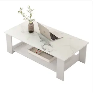 Mesa de chá de madeira, mesa de madeira pequena para móveis