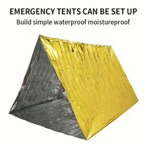 Couverture Thermique d'Urgence Imperméable en Mylar 52"x84" - Argent, Urgence, Survie, Premiers Secours, Équipement de Sauvetage par Temps Froid Personnalisé - Product Image 3
