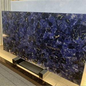 Losas Grandes y Encimeras de Piedra Natural Sodalita Azul Jaspe Pulida de Lujo GOLDTOP, Semipreciosas, para Proyectos de Hoteles y Villas - Product Image 5