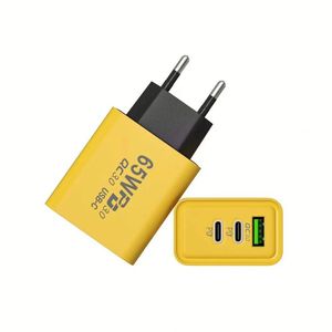 Premium Quality 65W Charger Type C Super Fast Charging 3 USB Ports USB C Power Adapter for Phone S23 S22 S21 Note10 Ultra - Product Image 1
