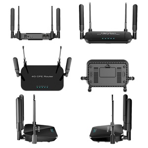 Karbor-Enrutador CPE con tarjeta SIM 4G, punto de acceso inalámbrico con 4G, 6G, <span class=keywords><strong>Wifi</strong></span>, 300Mbps, velocidad máxima de datos <span class=keywords><strong>LAN</strong></span>, funciones QoS y VPN para SOHO - Product Image 6
