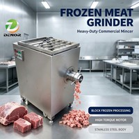 Machine à hacher multifonctionnelle pour poisson, poulet, viande de porc, hachoir commercial pour cou de poulet, hachoir à viande congelée