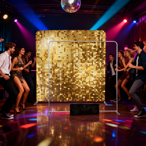 2026 Sublimação Promocional Tensão Tecido <span class=keywords><strong>Banner</strong></span> 8x8ft Portátil Fotografia Backdrop Tamanhos Diferentes para Trade Show Equipment - Product Image 5