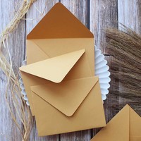 Haute qualité logo personnalisé impression enveloppes de mariage en carton papier cadeau enveloppe