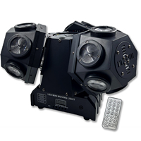 Luz de Cabeza Móvil Láser RGBW de 120W con Activación por Sonido, Flash Estroboscópico, DMX512, 18 Canales, Alto CRI 80, 50000 Horas de Vida Útil, Iluminación de Escenario