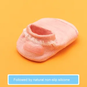 Calcetines Casuales <span class=keywords><strong>de</strong></span> Punto para Bebés Recién Nacidos, Grosor Estándar, Bonitos, Invisibles, Antideslizantes, Antibacterianos, para Niños, Venta al por Mayor - Product Image 3