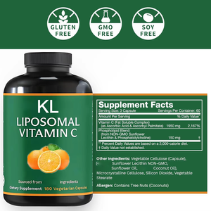 Complément d'ingrédients best-sellers pour favoriser l'amélioration de <span class=keywords><strong>la</strong></span> beauté, soutenir <span class=keywords><strong>la</strong></span> gestion du poids, capsules de <span class=keywords><strong>vitamine</strong></span> <span class=keywords><strong>C</strong></span> <span class=keywords><strong>liposomale</strong></span> - Product Image 2