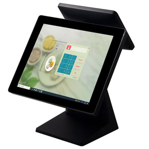 Hợp kim nhôm 15 ''/15.6'' Màn hình cảm ứng HD hiển thị thanh toán kiosk 9.7 ''2nd VFD Hiển thị Android/Win phần mềm SDK bao gồm - Product Image 3