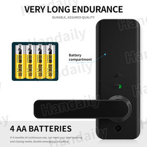 Serrure intelligente à empreintes digitales HanDaily TTlock avec application Tuya, contrôle à distance, carte IC, mot de passe temporaire, <span class=keywords><strong>pour</strong></span> chambres à coucher, bureaux - Product Image 6