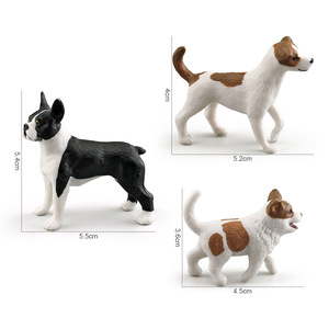 Simulado Jack <span class=keywords><strong>Russell</strong></span> Terrier cachorro Boston Terrier Bulldog francés Lobo perro mascota perro Animal modelo ornamento - Product Image 4