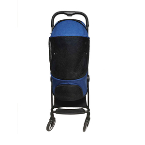 Cochecito de mascota plegable y desmontable para exteriores, <span class=keywords><strong>carrito</strong></span> de viaje para perros y gatos, cochecito Doble - Product Image 4