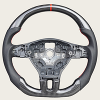 Volant en cuir perforé personnalisé de haute qualité en fibre de carbone pour Volkswagen CC