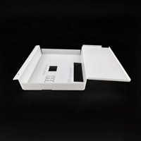 Feuille de polycarbonate transparente givrée, résistante aux chocs, isolante haute température, résistante aux UV, personnalisable pour appareils électroniques