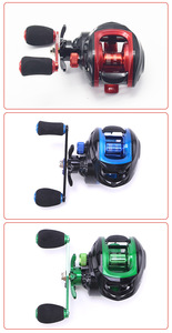 19 + 1-अक्ष 8.1:1 गति अनुपात तीन ब्रेक वाटरव्हील सुपर ऑब्जेक्ट दूर-रेंज मेटल फिशिंग व्हील - Product Image 6