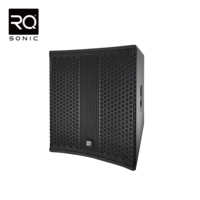 RQSONIC WK18D1-7.5K 2200W Puissance de pointe, caisson de basses actif professionnel en contreplaqué puissant de 18 pouces avec DSP