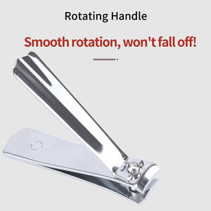 ホンスターズ特許取得済みデザイン 花柄ハンドル フラットネイルクリッパー 斜め先端 クリッパー 耐久性 エコフレンドリー 軽量 メンズ用 - Product Image 1