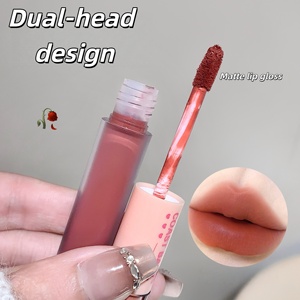 OEM/ODM Novedad Brillo Labial y Iluminador de Doble Punta 2 en 1, Barra Labial Mate de Larga Duración, Resistente al Agua y a las Manchas, Personalizable - Product Image 4