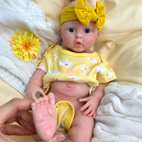 Production Reborn de qualité artiste 42cm Bouche Ouverte Silicone Reborn Babies Dropshipping Reborn From China Dolls pour Filles