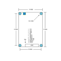 Lecteur RFID UHF USB de bureau module RFID uhf à longue portée de 3 m avec SDK gratuit et étiquette de test pour Raspberry pi