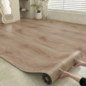 Revêtement de sol en PVC écologique imitation bois, auto-adhésif, imperméable, pour usage intérieur, moderne, largeurs de planches <span class=keywords><strong>40</strong></span>/60/120 <span class=keywords><strong>cm</strong></span> - Product Image 5