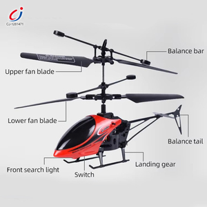 Mini helicóptero eléctrico teledirigido de 2 canales para niños, nuevo y a la moda