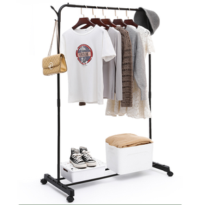 Estante de lavandería <span class=keywords><strong>monocapa</strong></span>, secado de ropa, moldeado por pulverización de hierro, tendedero de ropa plegable - Product Image 3