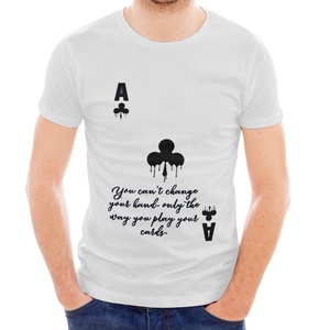 Áo thun Nử<span class=keywords><strong>a</strong></span> tay đau khổ in chữ <span class=keywords><strong>A</strong></span> mới cho nam nữ vải dệt kim cotton 100% phong cách hip-hop đường phố ngoại cỡ dễ phối - Product Image 6