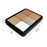 Palette de correcteurs multi-couleurs à couvrance totale pour maquillage, marque privée
